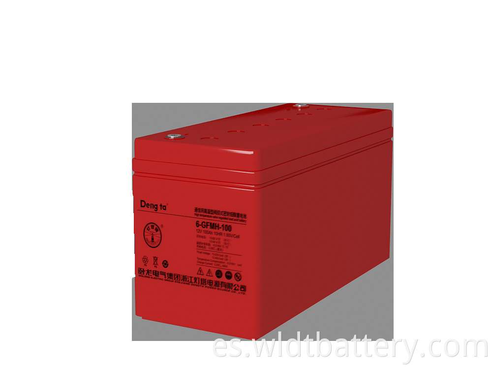 VRLA Battery For High Temperature, High Quality Maintenance Free Battery, 12V 100Ah Lead Acid Battery